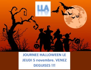 HALLOWEEN JEUDI 5 NOVEMBRE