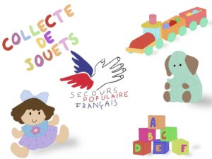 Collecte de jouets pour le Secours populaire