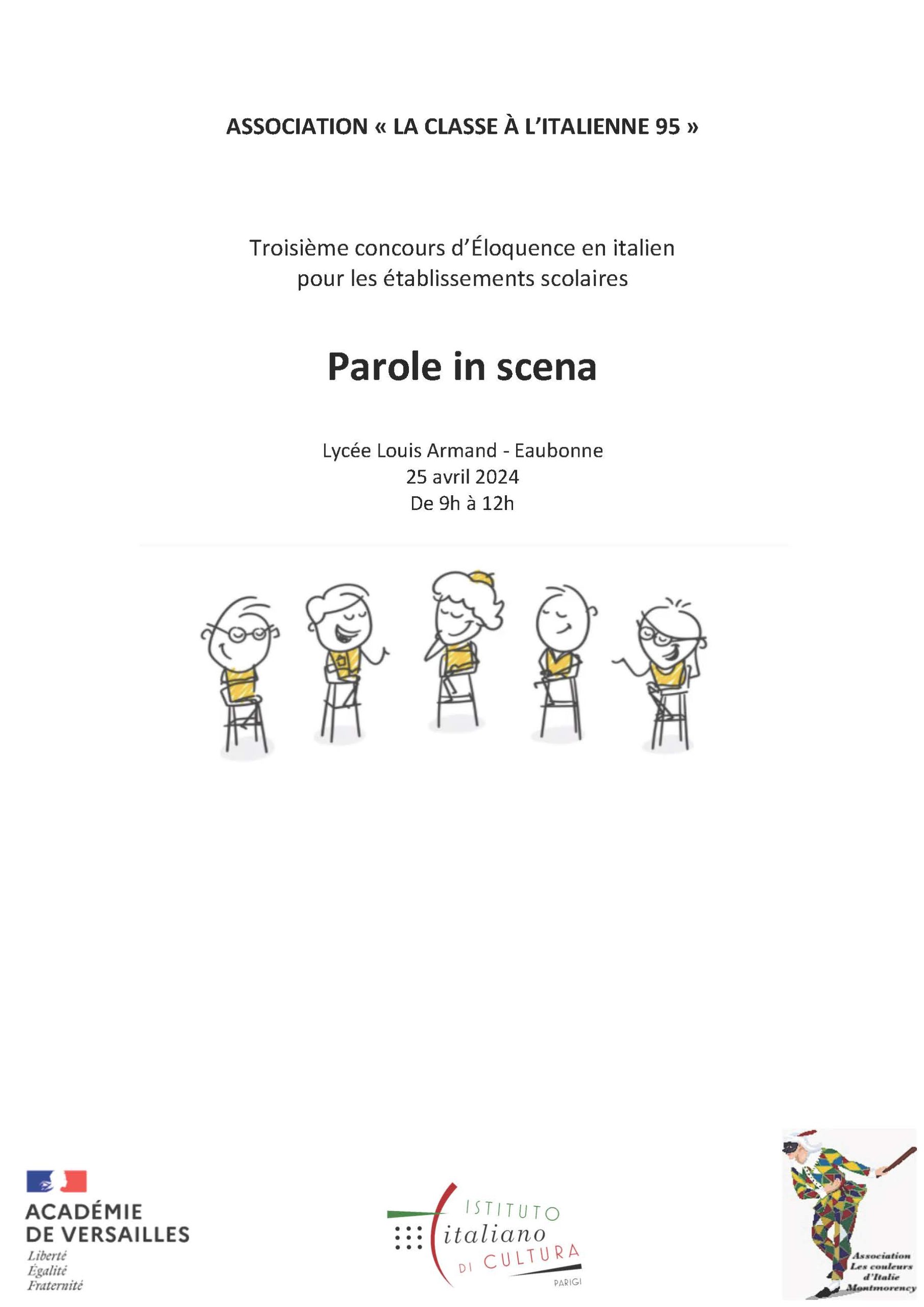 Troisième édition du concours d’éloquence en italien au LLA
