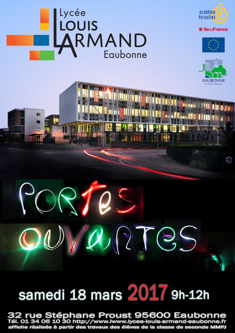 JOURNEES PORTES OUVERTES - Lycée Louis Armand Eaubonne