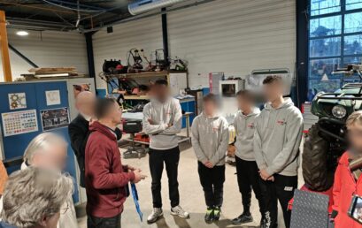 Former aux métiers des matériels d’espaces verts, c’est avant tout créer des expériences concrètes.